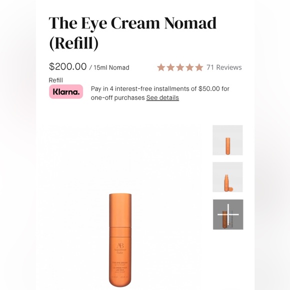 Augustinus Bader Skincare Augustinus Bader The Eye Cream Nomad